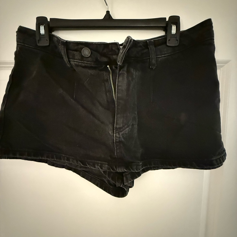 We The Free Dark Denim Jean Mini Skort